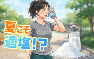 夏こそ適塩！？【テレビ】NHK「あさイチ」で6月3日の放送にてプレシジョンの発汗テスト「スウェットテスト」が活用されました